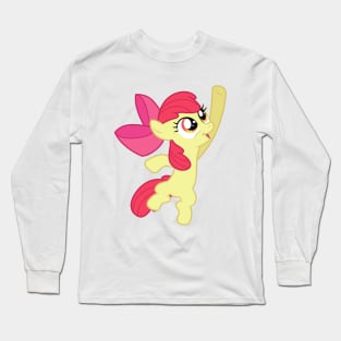 Jumping Apple Bloom Long Sleeve T-Shirt